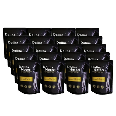 Dolina Noteci Premium Für Katzen-Hähnchenbrustfilet mit Soße 20x85g