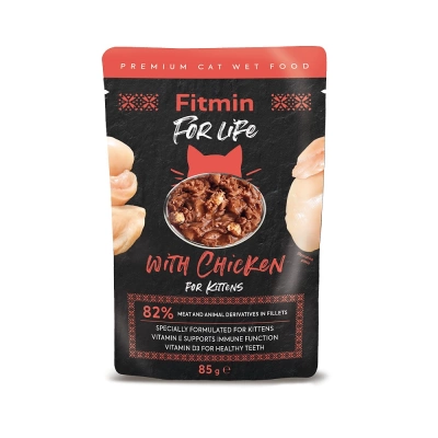 Fitmin Cat For Life Kätzchen Huhn 85g