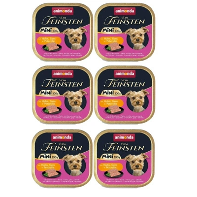 ANIMONDA Vom Feinsten Mini Adult Huhn/Gans/Petersilie 6x100g
