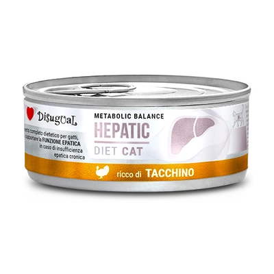 Disgual Nassfutter für Katzen, Veterinärmedizinisch, Leber, Truthahn (ausgewachsen), 85 g