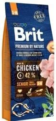 Brit Premium By Nature Senior S+M mit Huhn 15kg