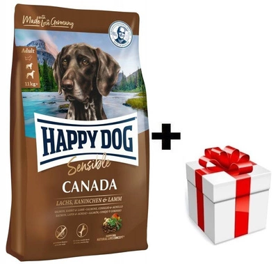 Happy Dog Supreme Sensible Canada 11kg + Überraschung für den Hund