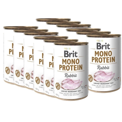 Brit Mono Protein mit Kaninchen 12x400g