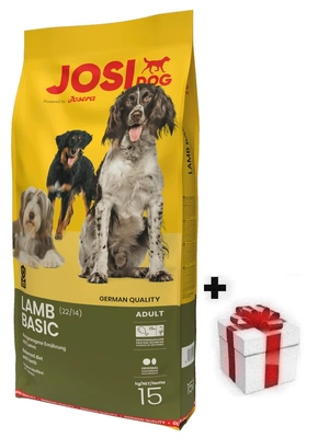 JOSERA JosiDog Lamm Basic 15kg + Überraschung für den Hund