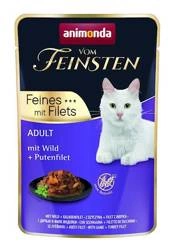 ANIMONDA Vom Feinsten Adult Hirsch- und Putenfilet 85g Beutel