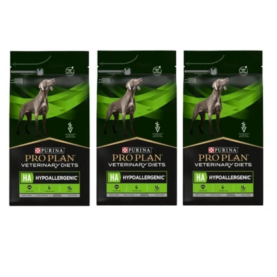 PURINA Pro Plan Veterinärdiät HA Hypoallergen Hund 3x3kg