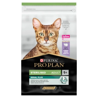 PRO PLAN Sterilisiertes Nieren-Truthahn-reiches Katzenfutter 10kg