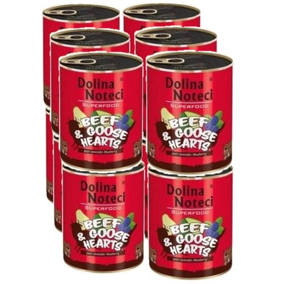 Dolina Noteci Superfood Rindfleisch mit Gänseherzen 12x800g