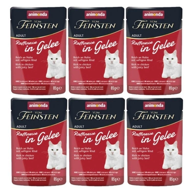 ANIMONDA Vom Feinsten Raffinesse Huhn mit Rindfleisch 6x85g