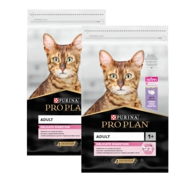 PRO PLAN Delicate Digestion Truthahn-reiches Katzenfutter 2x10kg