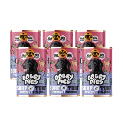 Dobry Pies Thunfisch und Kalbfleisch 6x400g