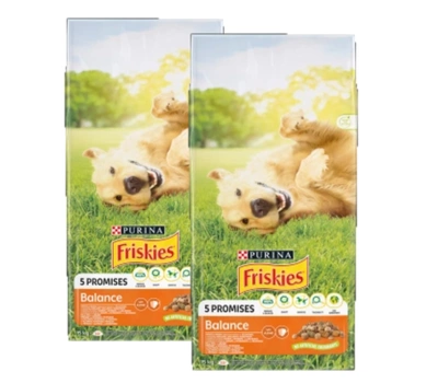 PURINA Friskies Balance Huhn mit Gemüse 2x15kg - günstiger im Set