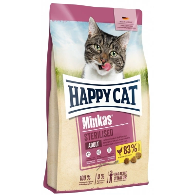 Happy Cat Minkas Sterilised Geflügel Mit Geflügel 10kg