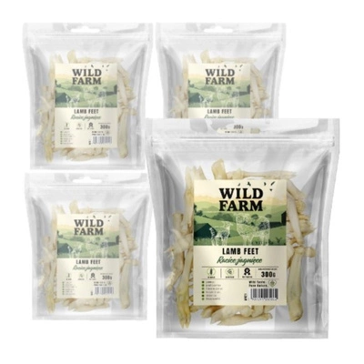 WILD FARM Lammhufe 4x300g Hundeleckerli