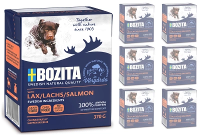 BOZITA Hund Lachs in Gelee 6x370g