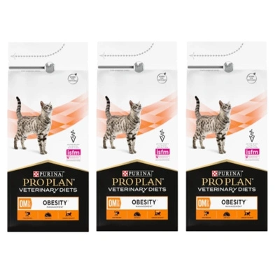 PURINA Pro Plan Veterinärdiät OM Adipositas Management Katze 3x1,5kg