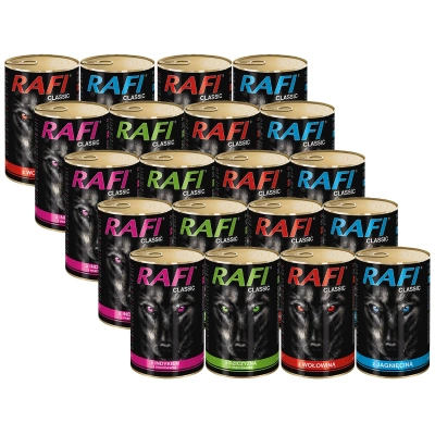 Rafi Classic MIX DER GESCHMACKSRICHTUNGEN in Soße 20x1240g  OHNE GEFLÜGEL