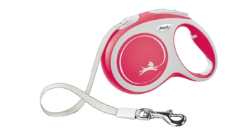 Flexi-Leine New Comfort L Gurt 8m bis zu 50kg Rot