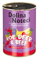 Dolina Noteci Superfood Rehrücken und Rindfleisch 400g
