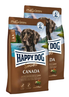 Happy Dog Supreme Sensible Canada 2x11kg - 3% Rabatt auf ein Paket