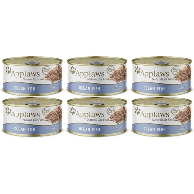 APPLAWS Ocean Fish In Broth Tin 6x70g