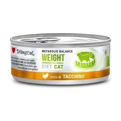 Disgual Nassfutter für Katzen, Veterinärqualität, Gewicht: Truthahn (ausgewachsen), 85 g