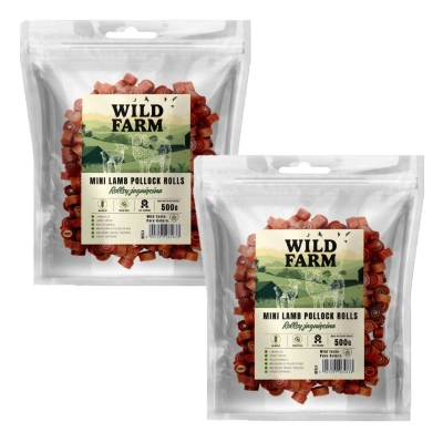 WILD FARM Lammrollen 2x500g Hundeleckerli