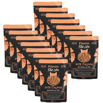 Fitmin Cat For Life Sterilisierter Lachs 14x85g