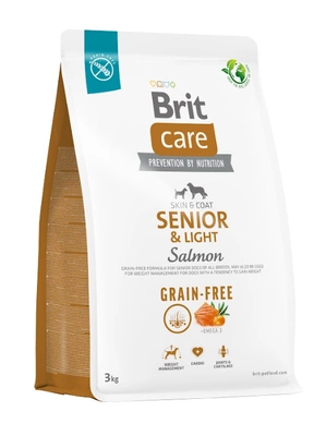 BRIT CARE Hund getreidefrei Senior & Light Lachs 3kg