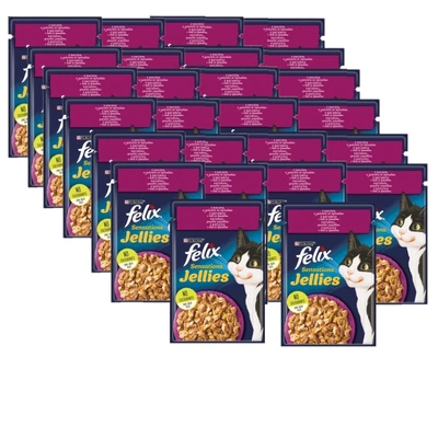 Felix Sensations Gelees Ente mit Spinat in Gelee 26x85g