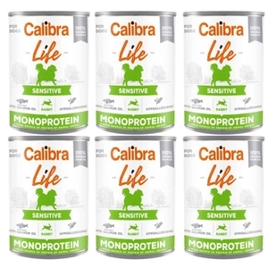 CALIBRA Dog Life Sensitive Kaninchen 6x400G