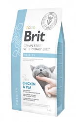 Brit Grain Free Veterinary Diet Cat Obesity Chicken & Peas 5kg