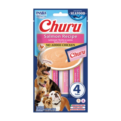 INABA Dog Churu (Fischbasis) Lachs 4x14g (56g)