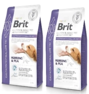 BRIT GF Veterinary Diets dog Gastrointestinal-Low Fat 2x12kg