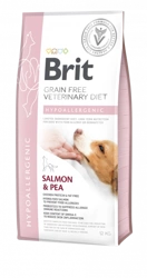Brit Grain Free Veterinary Diet Dog Hypoallergenic Salmon & Peas 12kg