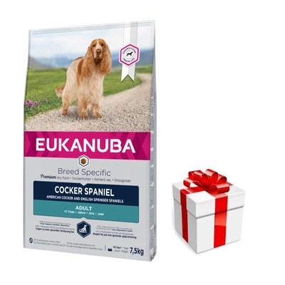 Eukanuba Adult Cocker Spaniel 7,5kg + Überraschung für den Hund