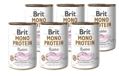 Brit Mono Protein mit Kaninchen 6x400g