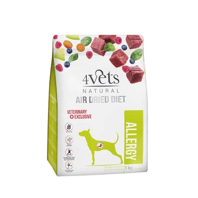 4Vets Natural Allergy Trockenfutter für Hunde mit Nahrungsmittelallergien 1kg