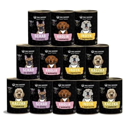 Paka Zwierzaka - Siebter Himmel - Gemischte Geschmacksrichtungen 12x400g