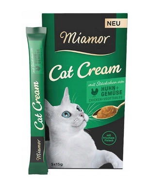 Miamor Hühner- und Gemüsepaste 5x15g