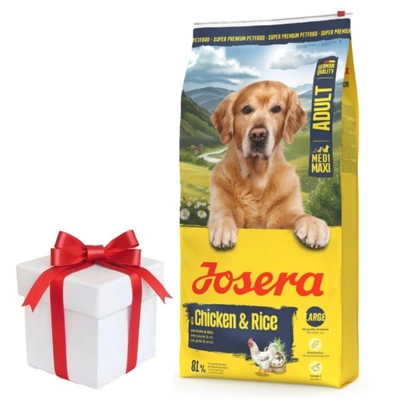 JOSERA Medi/Maxi Hühnchen & Reis 12,5 kg + Gratis-Überraschung für den Hund!
