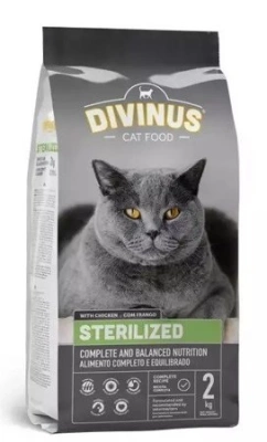 DIVINUS Sterilisiertes Katzenfutter - Trockenfutter - 2 kg