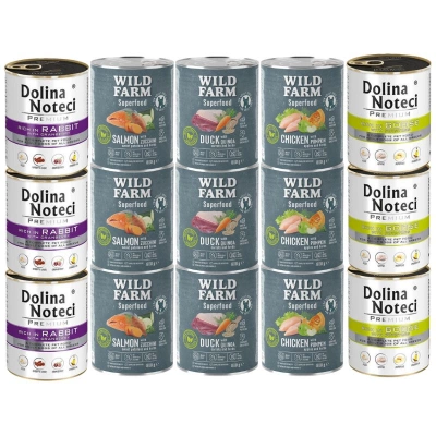 Dolina Noteci PREMIUM + WILD FARM Superfood Geschmacksmischung 30x800g