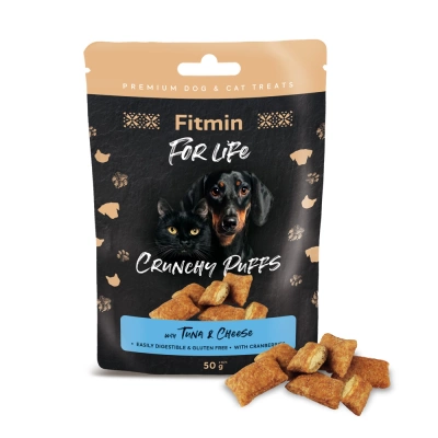 Fitmin For Life Kekse für Hunde und Katzen mit Thunfisch und Käse 50g