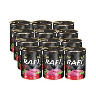 Dolina Noteci Rafi Katze Adult mit Kalbfleisch 12x400g