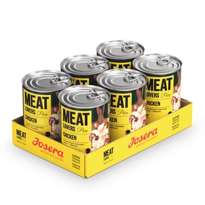 JOSERA Meat Lovers Pure Huhn 6x400g - Rabatt auf ein Paket