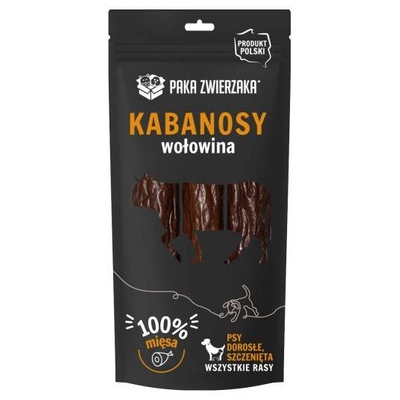 PAKA ZWIERZAKA- Kabanosy Rindfleisch 3 Stück (80g)