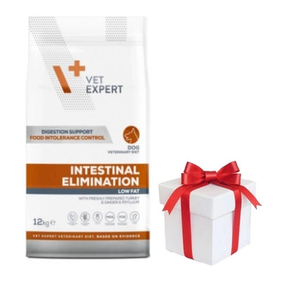 VETEXPERT Veterinary Diet Dog Intestinal Elimination 12kg + Überraschung für den Hund GRATIS!
