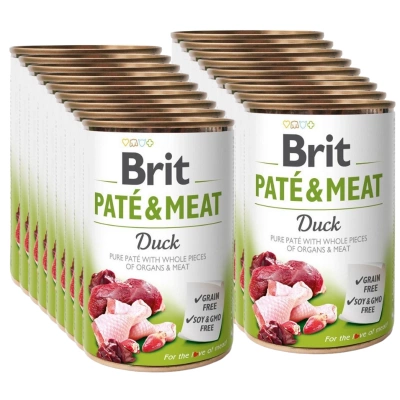 Brit Pate & Meat mit Ente 18x400g