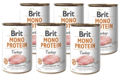 Brit Mono Protein mit Pute 6x400g